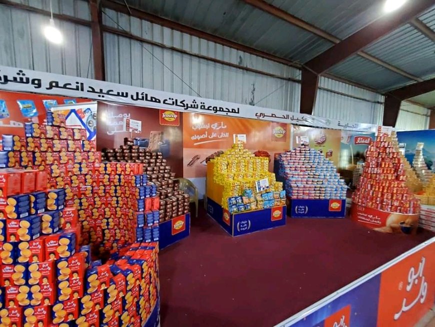 شبوة: تواصل فعاليات المعرض الرمضاني، ومكتب الصناعة يضبط كميات من المواد المدعومة
