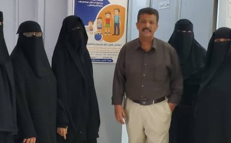 زيارة تفقدية لمدير مكتب الصحة والسكان مديرية التواهي الوحدة الصحية حجيف