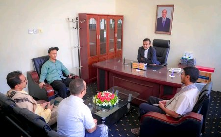 المحافظ بن الوزير يتفقد أوضاع مكتب شؤون والغاز ويشدد على تعزيز الرقابة وضمان استقرار التموين