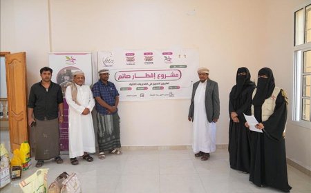 تدشين مشاريع رمضانية خيرية متنوعة لدعم أسر الأيتام في المهرة