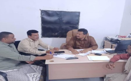 مدير عام رضوم يزور إدارة كهرباء المديرية ويشيد باستمرارية التيار على مدار 24 ساعة للمناطق المستفيدة