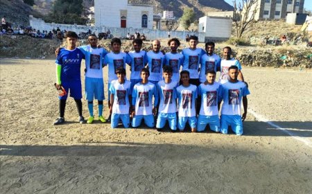 طوفان النجم الأحمر يحقق ريمونتادا رائعة ويفوز بأربعة أهداف على شعلة البيرق في افتتاح الدوري الرمضاني بيافع