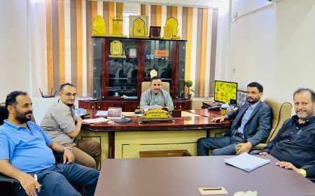 رئيس هيئة تنظيم النقل يلتقي بمدير عام ميناء الوديعة البري