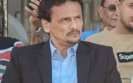 رئيس نادي التنس العدني المحامي رضا عبدالمجيد يشكر الشركة اليمنية للمطاحن وصوامع الغلال بعدن
