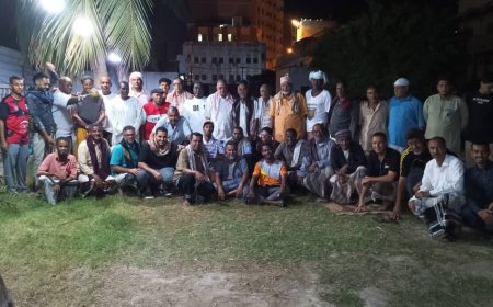 أصدقاء أبو أيمن يحتفلون بأمسيتهم الرمضانية السنوية ويستذكرون إنجازات النجوم الرياضيين في المكلا