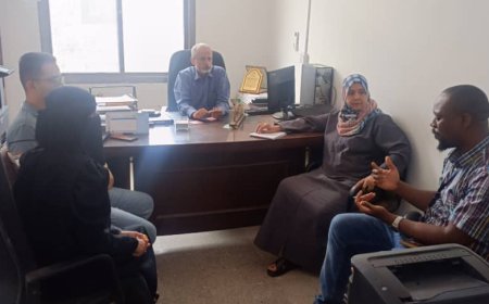 الوكيل الشبحي يلتقي مع نائب مدير البرامج الطبية لمنظمة الهيئة الطبية الدولية (IMC)  ايدموند نابينا ويثمن موافقتهم بدعم مرافق صحية جديده في بلادنا