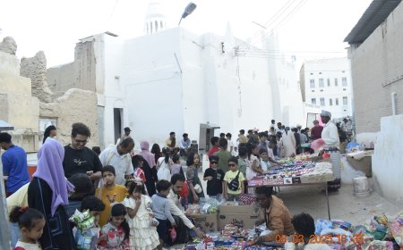 مساجد عبدالصمد باكثير والصبان والسقاف وباسالم يشهدن ختايم ليلة التاسع من رمضان بمدينة سيئون