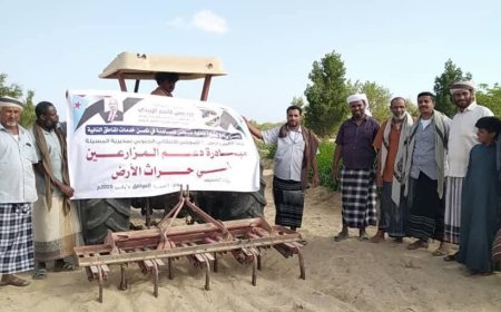 رئيس انتقالي المسيلة يدشن مبادرة لدعم المزارعين في حراثة الأرض