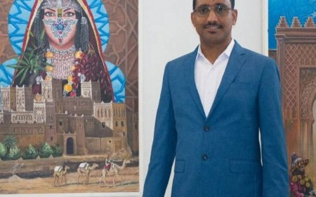ريشة بن بريك تمزج بين حضارتين