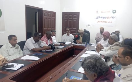 الهيئة الحضرمية لإصلاح ذات البين تنظم لقاءً هامًا بالكوادر الأكاديمية والمثقفة بالمكلا