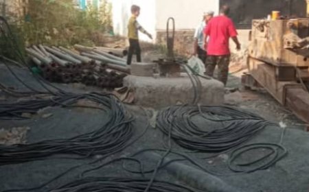 بتمويل ذاتي من المؤسسة المحلية للمياه بالضالع.. بدء اعمال تركيب وحدة ضخ متكاملة لبئر سناح التابعة للمؤسسة