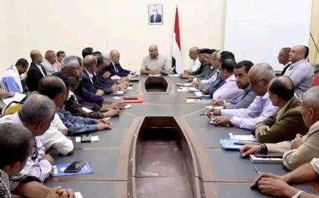 بمشاركة مدير عام الوازعية.. عضو مجلس القيادة طارق صالح يترأس اجتماعًا للمكتب التنفيذي لمحافظة تعز