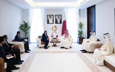 رئيس مجلس الوزراء وزير الخارجية القطري يستقبل وزير الخارجية ويبحثان تعزيز العلاقات الثنائية