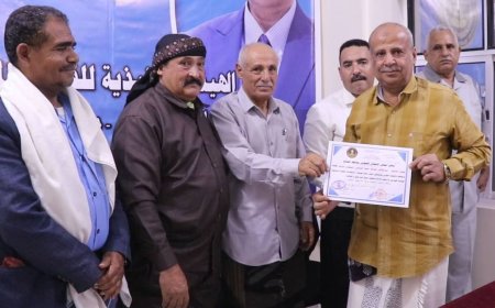 إنتقالي الضالع يكرم الموظفين المبرزين في مستشفى النصر العام