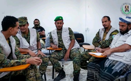 حزام لحج يتأهل إلى الدور الثاني بعد فوزه على إصلاحية بئر أحمد في مسابقة الحزام الامني الثقافية الرمضانية