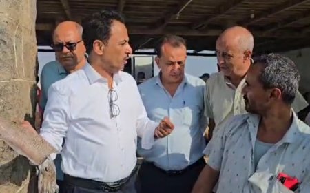 لجنة وزارة الزراعة والأسماك تطلع على نشاط مركز الإنزال السمكي بالمخا