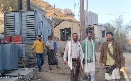 مدير عام سرار يافع يوجّه إدارة الكهرباء بزيادة ساعات تشغيل الكهرباء