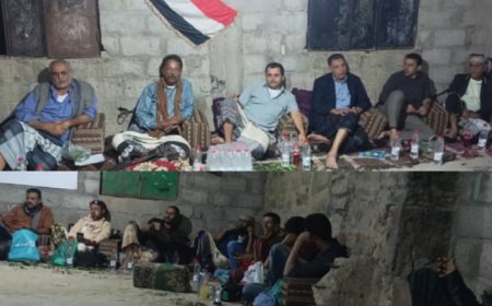 قيادة مديرية يهر - يافع تواصل فعاليات الأمسيات الرمضانية المباركة في مركز السلام بمشألة