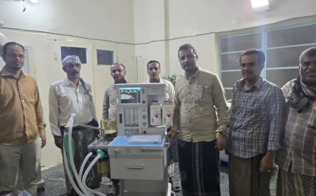 فاعل خير يتبرع بجهاز تخدير لمستشفى الجحي بدوعن بقيمة أكثر من 20 مليون ريال
