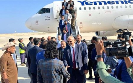 عيدروس الزُبيدي يصل مدينة المكلا محافظة حضرموت