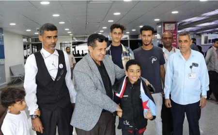 رئيس انتقالي لحج يستقبل البطل كارم مزيد الحائز على المركز الأول   في بطولة الحساب الذهني العالمية