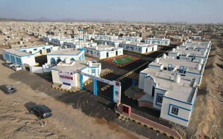 افتتاح قرية "قطر الخير" في مأرب لتوفير السكن للنازحين الأكثر احتياجًا