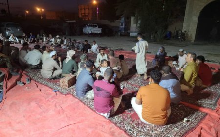 محكمة ونيابة القطن الابتدائيتين تقيم الإفطار الرمضاني للقضاة والموظفين