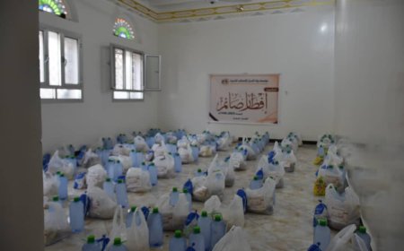 مؤسسة رواد العمل الإنساني للتنمية تدشن توزيع إفطار الصائم في مديرية مودية