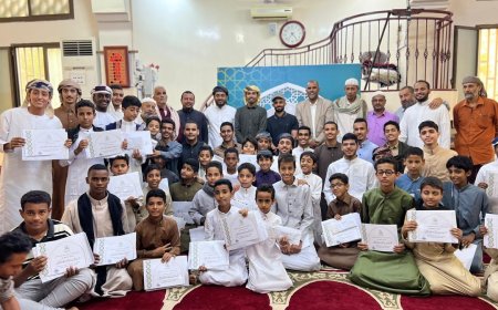 مدرسة أبي الدرداء تختتم المسابقة الرمضانية لتلاوة وحفظ القرآن الكريم في صيرة