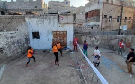 الحياة يهزم جوهر في افتتاح دوري كرة الطائرة الرمضاني للفرق الشعبية بكريتر