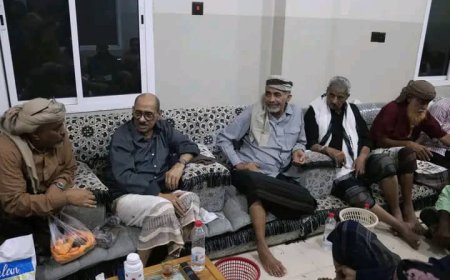 اللجنة الاستشارية لمعالجة قضايا الثأر والنزاعات القبلية بمجلس المستشارين تبارك إنهاء قضية الثأر بين قبيلتي الشماية والبريمة في لحج