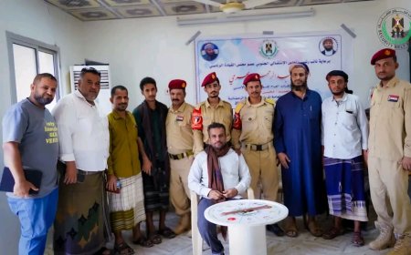 حزام الصبيحة يهزم الشرطة العسكرية الجنوبية ويتأهل إلى نهائي المسابقة الثقافية الرمضانية للحزام الأمني