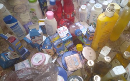 مكنب اشغال خنفر يضبط عدد من المخالفات  الصحية بسوق المدينة