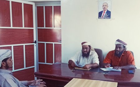 رئيس انتقالي أحور يشيد بالحُفاظ أبناء المديرية المشاركين في مسابقة الرئيس الزُبيدي لحفظ القرآن الكريم بالمحافظة