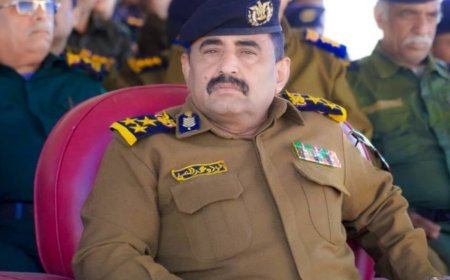 مدير عام شرطة شبوة يعزي في وفاة فيصل علوي البوبكري