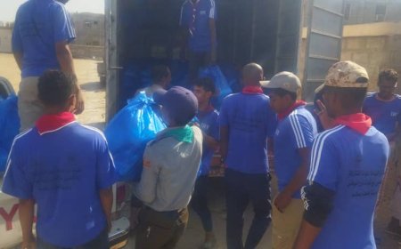 كشافة أبين ووالقوات المشتركة وقوات درع الوطن نموذج مشرق للعطاء الإنساني في رمضان
