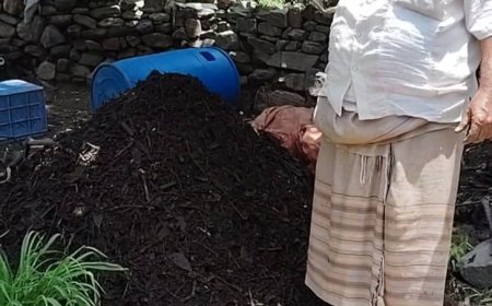 مراد الحربي.. رائد إنتاج الكمبوست الهوائي في يهر ومناصر الزراعة العضوية