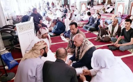 وكيل أول محافظة تعز يزور علماء ودعاة المحافظة في إطار الزيارات الرمضانية