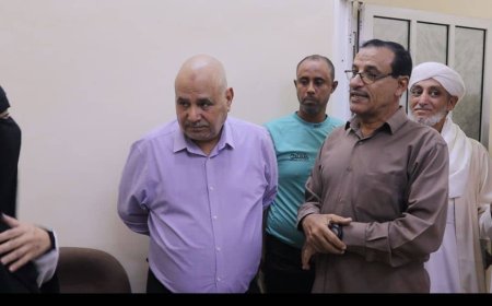 البيشي يدشن المخيم الطبي المجاني للأمراض المزمنة في مركز الهجرة الطبي الخيري بالمنصورة