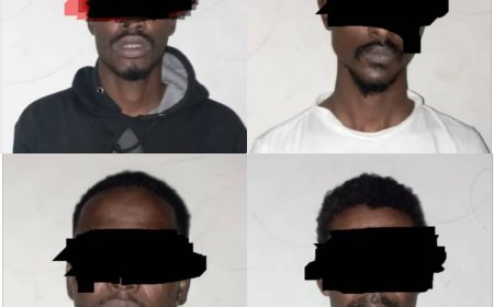 قسم شرطة الخضراء التابع لأمن لحج يطيح بعصابة متخصصة في استدراج المواطنين ونهبهم داخل "باص دباب"
