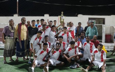 اختتام بطولة الفقيد احمد علي بارعيدة في نسختها الثالثة لفريق شباب المذينب الرياضي لكرة القدم