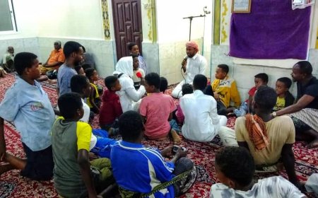 لجنة مسجد الرحمة تقيم مسابقة ثقافية لرواد المسجد