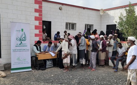 مؤسسة الصالح الاجتماعية للتنمية تختتم مشروع المساعدات النقدية في أبين بتأثير كبير على حياة المستفيدين