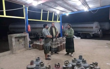 نائب مدير عام شؤون الغاز يتفقد محطة نصاب لتعبئة الغاز ويشدد على ضوابط التوزيع للوكالات المعتمدة