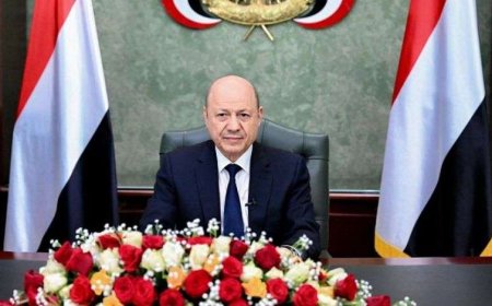 لرئيس العليمي في ذكرى تحرير عدن:"دحر الغزو الإمامي يوم مجيد صنعه رجال ونساء عدن"