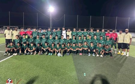 رئيس أكاديمية المرحلي يزور فرع الأكاديمية ويلتقي بالمدربين واللاعبين في الحصة التدريبة