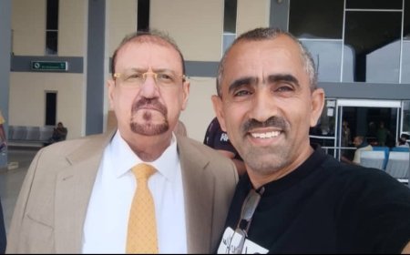 عاجل.. وصول الاخ / سلطان البركاني رئيس مجلس النواب إلى مطار عدن (صور)