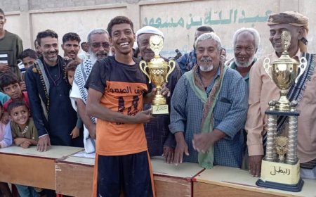 برباعية نظيفة.. الشروت يتوج بكأس الدوري التنشيطي الرمضاني لفرق كود عنبر بشقرة