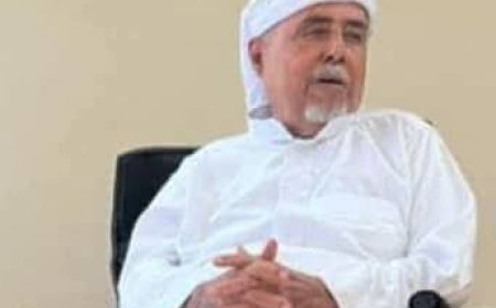 قائد محور الغيضة يبعث برقية تعزية في وفاة الشيخ علي بن مهدي القميشي