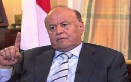 صحفي شكراً فخامة الرئيس "هادي" على شجاعتك ودورك الأبرز في تحقيق وصناعة انتصار عدن
